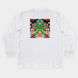 Space Shaman Kids Long Sleeve T-Shirt